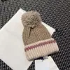 шапка Beanie Дизайнерская брендовая шапка с черепом Зимние уличные вязаные шерстяные шапки для мужчин и женщин