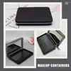 Storage Bottles 2 Pcs Magnetic Miss Toiletry Containers DIY Eyeshadow Holder Plastic Matte White