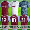 23 24 Villans Soccer Jerseys -Diaby, Buendia, Bailey Editions.Premium for Fans - Home, Away, Third Kits, Kids 'Collection. Olika storlekar Anpassningsnamn, nummer