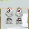 Dangle Brincos Boêmio Contas Coloridas Étnicas Femininas 2024 Moda Esmalte Lanterna Longa Jhumkas Jóias de Casamento