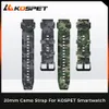 Accessories Wrist Strap for Watch Silicon Watch Strap 20mm Smartwatch Band Men for KOSPET TANK M1 TANK M1 PRO Smart Watch Wrist Bracelet