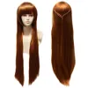 Wigs Long Straight Cosplay Hair Wigs Heat Resistant Synthetic Wig None Lace Wig for Black Women Braided Box Braids