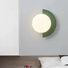 Wall Lamp Simple Scandinavian Acrylic Bedroom Sconce El Bedside Aisle Corridor Living Room Decorative Lighting