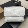 Man Niki Designer Bag Fashion Cassandre łańcuch klapka Crossbody Bag duża pojemność do codziennego dojazdu do podróży torby na ramię 10a Najwyższa jakość miękka torba na pachę