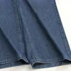 Damesjeans 2022 hoge taille moeder wijde pijpen nieuwe mode vintage blauwe rechte oversize overalls losse damesbroek