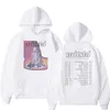 Мужские толстовки Mitski Mystery Print Hoodie 2023 Осень Зима Флисовая толстовка Корейская подростковая мода Черный пуловер с длинными рукавами Мужчины Женщины