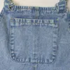 Suspenders Pants Fashion Workwear Women 2023 Spring/summer Blue Jeans Loose Straight Jumpsuit Casual Denim Trousers Bibs