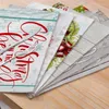 Placemats Merry Christmas Place Wasbare placemats voor de wintervakantie