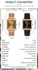 Montres-bracelets SANDA 1068 Femmes Square Sport Montres Mode Bracelet En Cuir Analogique Quartz Montre-Bracelet Grand Cadran Vintage Élégant Dames Reloj Muje