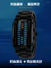 Wristwatches Fashion Binary Led Watch Men Sports Watches Multifunctional Electronic Wristwatch Relogios Masculinos Relojes Para Hombre