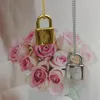 L- ZŁOTA ZAKASZCZENIE Kobieta ze stali nierdzewnej 45 cm złota wisiorka biżuteria na szyję Walentynkowe prezenty świąteczne dla dziewczyny Wholes228f