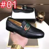 40Modelo Zapatos italianos de lujo elegantes formales para hombre Zapatos de vestir de diseñador de boda hechos a mano con punta redonda Cuero genuino Tamaño hecho a mano 38-46