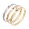 Bangle Trendy For Women Red And Green Charm Stainless Steel Gold Plating Jewelry Lover Luxury Wedding Female292L