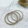 Bracelets à maillons 10 pièces, bracelet élastique en métal, chaîne en fil d'acier au carbone artisanal antidérapant avec tête de vis