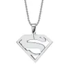 Superman Pendapelted Superman Naszyjniki Wisijanie Biżuteria dla mężczyzn Kobiety PN-0022942