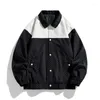 Мужские куртки Весенне-осенний дизайн Sense с откидным воротником Куртка в стиле сафари Трикотажное клетчатое универсальное пальто большого размера M-8XL