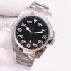 7 Estilo 40 mm Relojes automáticos para hombres Reloj para hombres Cristal verde Asia 2813 Movimiento BP Acero Aire Zafiro Rey Superlativo BPF Relojes de pulsera 21600 Vph/Hz Luminoso