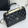 Diseñador clásico Bolso de lujo Tendencia Bolso para mujer Bolso grande Bolso de maquillaje de mano informal Compras Cremallera bolso cadena Bolso cruzado bolso para mujer