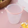 Tumblers Mini Beer Mugg Cirka 6,5 ​​6,5 cm Portable Shiny As A Mirror Creative Design Thicked Base Drinking Toensils vinglas