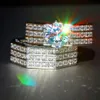 Vecalon Boho Mâle Femelle Cristal Blanc Zircon Pierre Bague Ensemble De Luxe 925 Bague de Fiançailles En Argent Vintage Anneaux De Mariage De Mariée Pour Wo279M