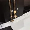 High End Design Necklaces Popular International Necklace Exquisite Gold-plated Long Chains Selected Quality Gifts Fashion Brand Je295k
