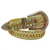 59% Riem Designer New Gold pailletten tailleband mesh rode diamanten ingelegde damesriem