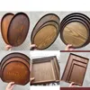 Plates Wooden Oval Tray Creative Cheese Plate Halloween Dim Sum Fruit Decorative Christmas Western Dessert Wholesale