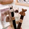 Acessórios de cabelo inverno bonito lã arco hairbands bandana crianças meninas criança kawaii cabeça hoop bandas scrunchie headdress ornamentos