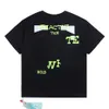 T-shirts de luxo Marca Mens Camisetas Tees Offs Designers Homens Mulheres Casual T-shirt Verão Clássico Camisetas Back Paint Arrows Manga Curta Tshirt 2ikz