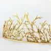 Hair Clips Cross-border Metal Vintage Leaf Crown European And American Halloween Witch Headdress Band Fairy