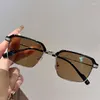 Sunglasses Men's Business Pochromic Myopia Glasses Fashion Anti Blue Light Short Sight Color Changing Computer Eyewear 0 To -4.0