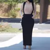 Skirt Plus Size Faldas Mujer Moda 2020 Abaya Muslim Arabic Dubai Long High Waist Maxi Bodycon Suspender Skirt Suspenders Skirts Womens