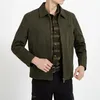 Erkek Ceketler 2023 Bahar Sonbahar Ceket Erkekler Sıradan Düz Renkli Ceket Artı Boyut M-4XL Pamuk Giysileri