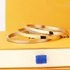 3 color bangle European and American Classic simple thin flower whole gold rose sliver bracelet280S