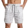 Mäns shorts cool sommar andas andliga träning män korta byxor märke kläder bekväm strand man