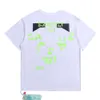 Sommer Herren T-shirt Marke Offs Designer Luxus T-shirts Männer Frauen Offswhite Tops T-shirts T-shirt Casual T-shirts Weiß Zurück Farbe Pfeile Kurzarm T-shirt VZ9L