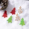 Серьги-гвоздики YEYULIN, 3 пары, леопардовые, Рождественская елка, прекрасный красочный акрил для женщин, ювелирные изделия из эпоксидной смолы, подарки