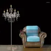 Stehlampen Luxus Mode Kurze Romantische Nacht K9 Kristall Lampe Für Wohnzimmer Moderne Stehen