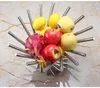 Płyty moda i kreatywne stali ze stali nierdzewnej taca owocowa koszyk wód minimalistyczny dekoracja domowa kwiat