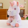 Stuff unicorno all'ingrosso animale animale personalizzato unicaio di peluche abbraccio wuggy mini cavallo peluche roba per bambini arcobale