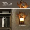 مصباح الجدار عتيقة غرفة المعيشة بجانب غرفة نوم الفنون الخفيفة ممر مقهى ممر EL مطعم Bra Antler Design Sconce