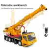 RC Toys for Kids Lift Construction Engineering Simulate Crane Model Trucks Car Remote Control Alloy Transporter Children 240117