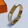 Armreif aus Edelstahl mit goldener Schnalle, Modeschmuck, Armbänder für Männer und Frauen, Designer-Armband mit Schraubverschluss, modischer Luxusschmuck, trendiger Armreif aus 18 Karat Gold