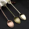 Coffee Scoops Set Of 4 Retro Tea Mini Ice Cream Dessert Spoon Scoop 4.3 Inch Long Feather Durable