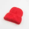 Berretti invernali versione coreana cappello lavorato a maglia da uomo e da donna moda all'aperto unisex pullover in peluche per capelli chignon