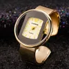 Armbandsur kvinnor Rose Gold Bangle Armband Watch 2023 Luxury Ladies Rectangle Dress Rhinestones Quartz Watches Clock Relogio Feminino
