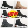 Projektanci BEANCGE Speeds 2.0 V2 Casual Shoes Platforma Sneaker Men Men Socler S Socks Buts Black White Blue Light Ruby High
