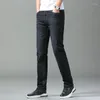 Jeans voor heren 2023 Mode Klassiek Slim Fit Casual denimbroek Zwart Blauw Zakelijk Recht Zachte broek Skinny Streetwear