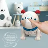 RC Robot Electronic Dog Touch Electric Pet Toy Intelligent Touch-Sense Music Song Toddler Learning Crawling Toy Christmas Gift 231229