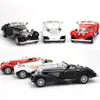 1: 28 Alloy Vintage 500K Car Model Static Collection Gift Cake Ornaments